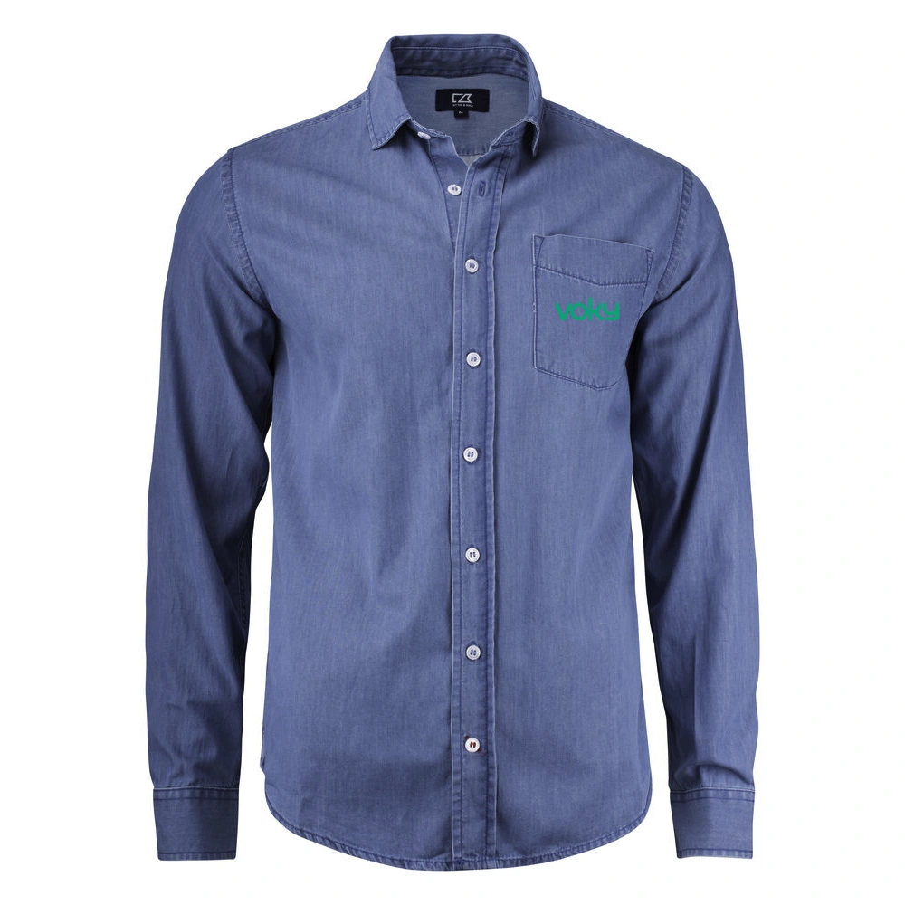Ellensburg Shirt Men Denim Blue