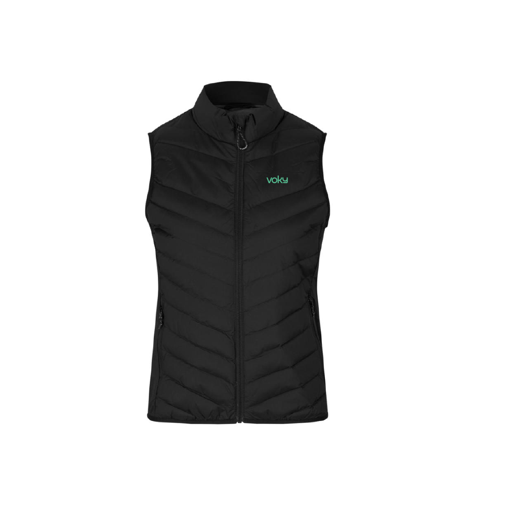 Bodywarmer stretch Dam Svart