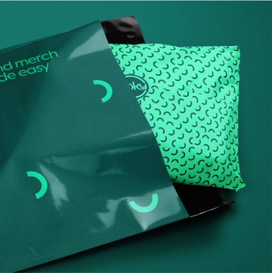 Voky-m&auml;rkt f&ouml;rpackning av &aring;tervinningsbart papper.